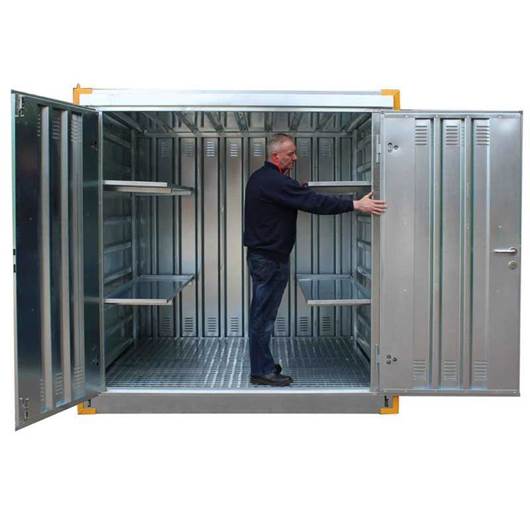 Picture of Galvanised Secure Stores